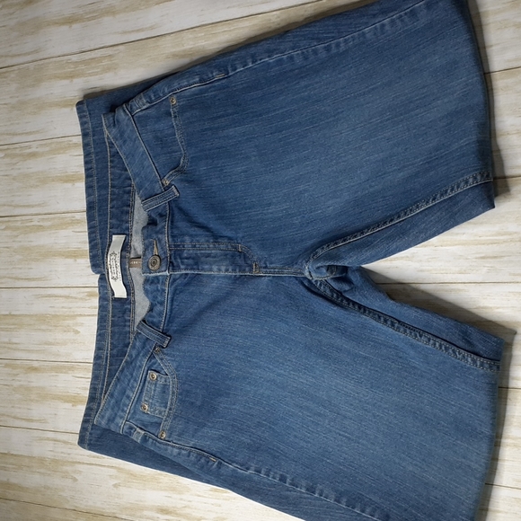 Merona Low Rise Boot Medium Vintage Wash Blue Jeans 12 Medium - Picture 3 of 16